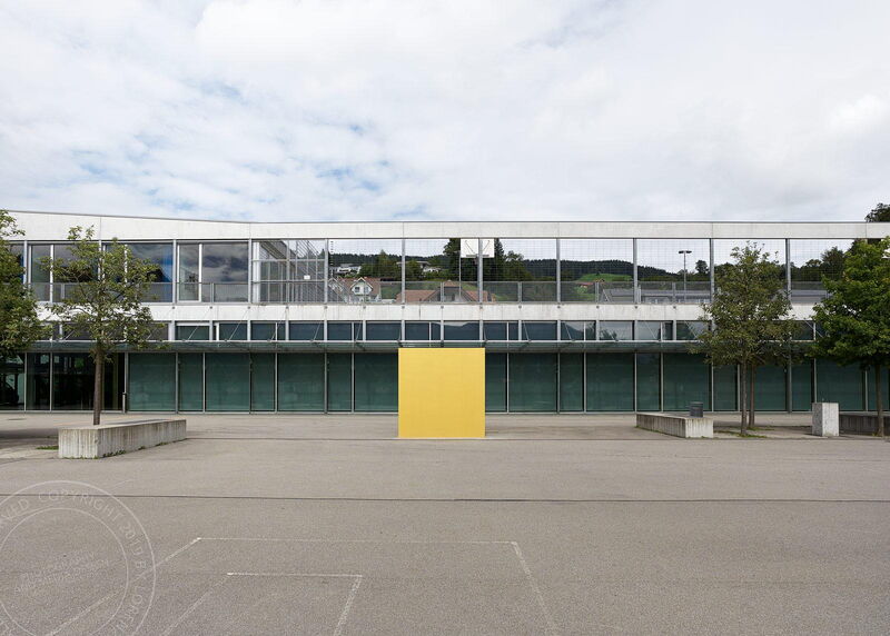 Reflektorium - Kunst am Bau, Daniela Schönbächler, Oberägeri, Zug | Architekturaufnahme Lorenz Ehrismann
