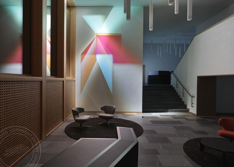 «LUX» Daniela Schönbächler, Kunst am Bau | Architekturfotografie Lorenz Ehrismann