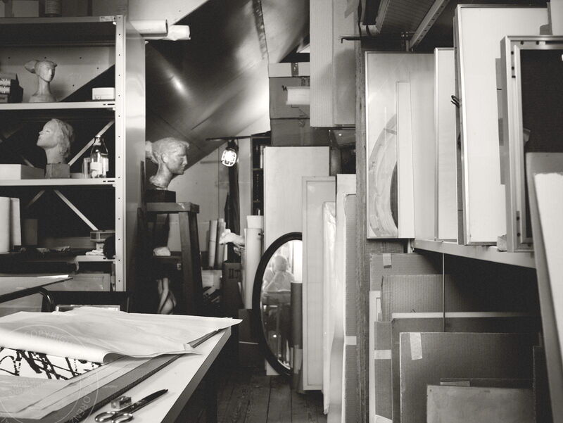 Arbeitsraum des Zuger Architekten Leo Hafner