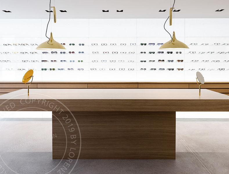 Optikergeschäft Fueter & Halder Innenarchitektur Claudio Holdener, Baden CH  | Architekturfotografie Lorenz Ehrismann