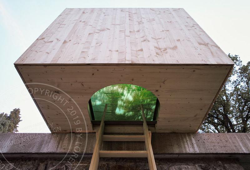 Der Lauf der Zeit – Begleitung zweier Installationen von Claudio Holdener. Architekturfotografie Lorenz Ehrismann