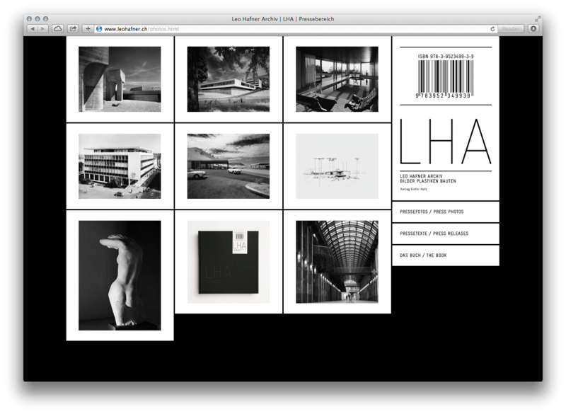 LHA – Archiv von Leo Hafner Bilder Plastiken Bauten, Architekt aus Zug | Architekturfotografie Lorenz Ehrismann