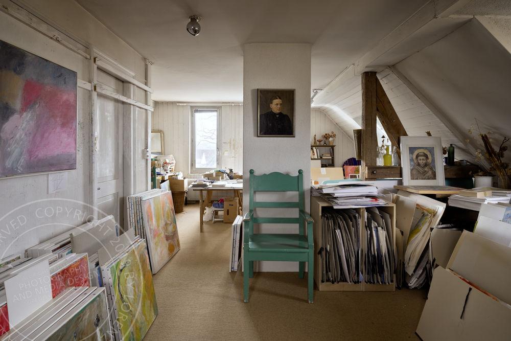 Ansicht des Ateliers