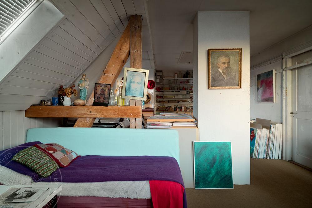 Der Ruheplatz im Atelier