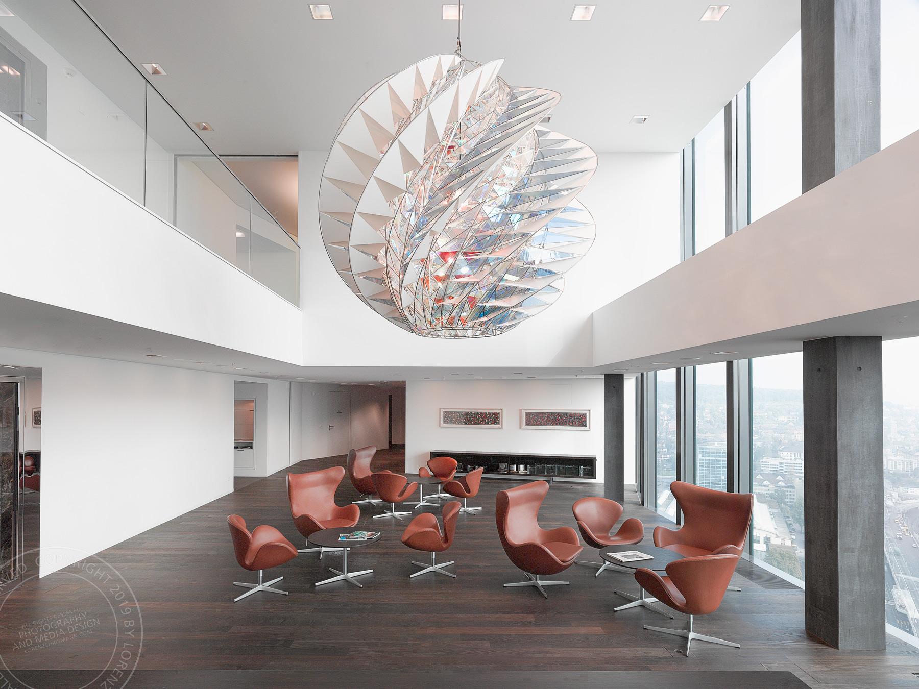 Kunst im Tower – Prime Tower Zürich – Homburger AG | Architekturfototgrafie Lorenz Ehrismann