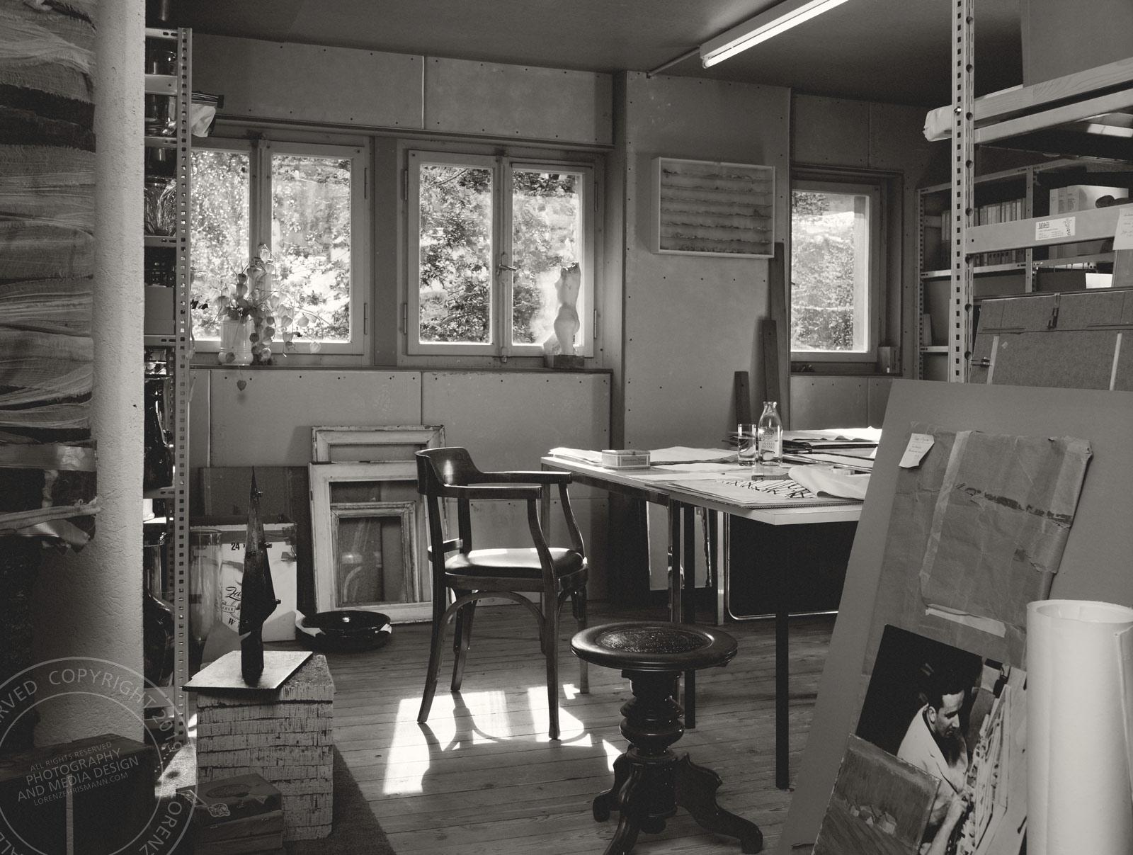 Arbeitsraum des Zuger Architekten Leo Hafner