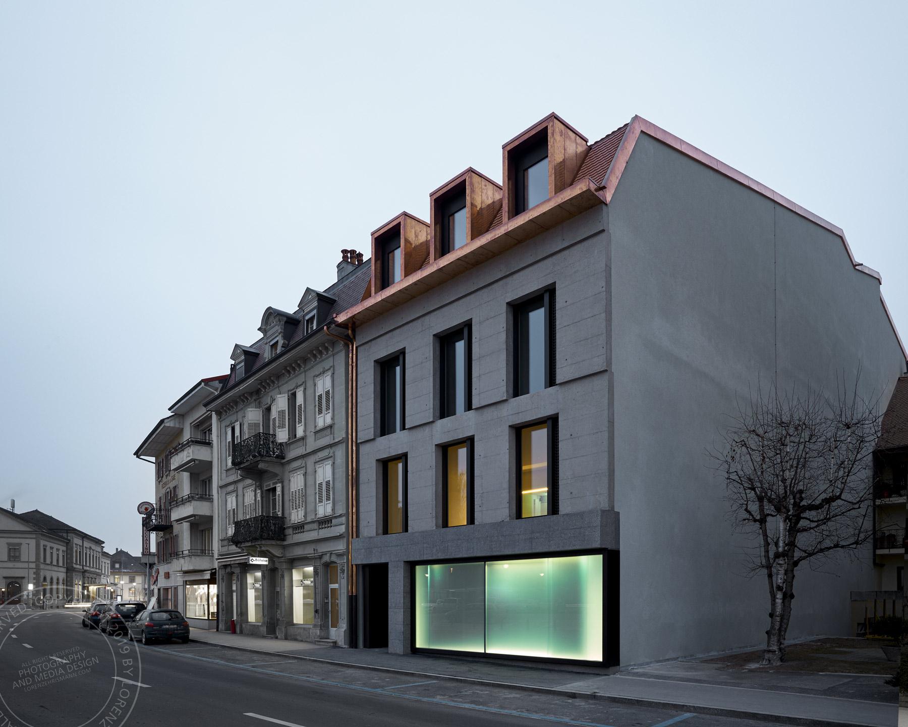 Lumen – Daniela Schönbächler, Kunst am Bau, Payerne | Architekturfotografie Lorenz Ehrismann