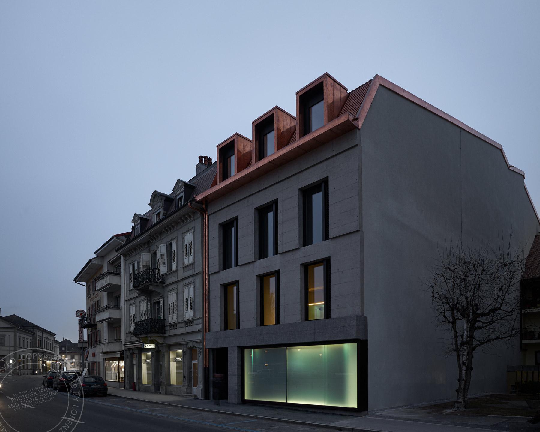 Lumen – Daniela Schönbächler, Kunst am Bau, Payerne | Architekturfotografie Lorenz Ehrismann