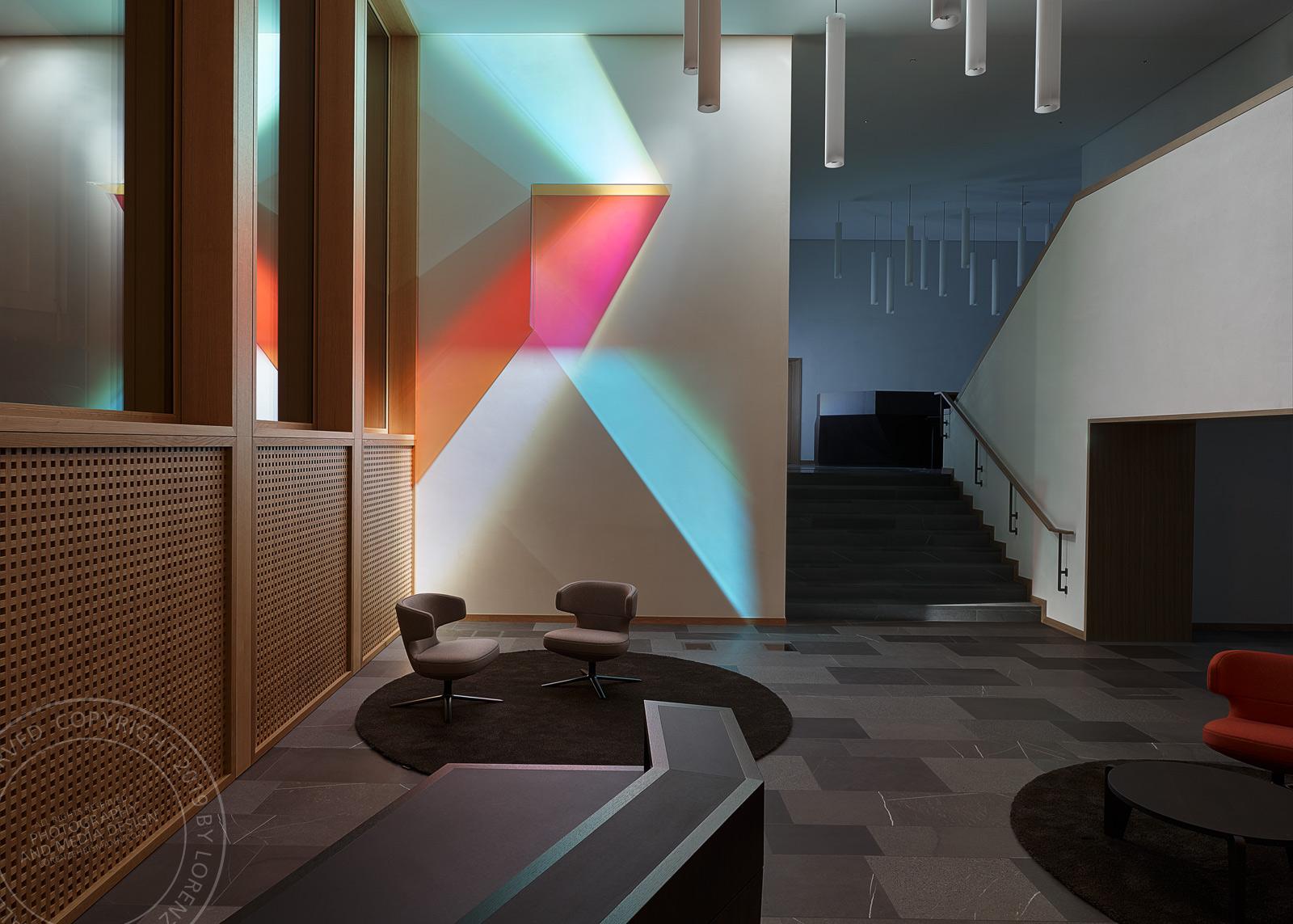 «LUX» Daniela Schönbächler, Kunst am Bau | Architekturfotografie Lorenz Ehrismann