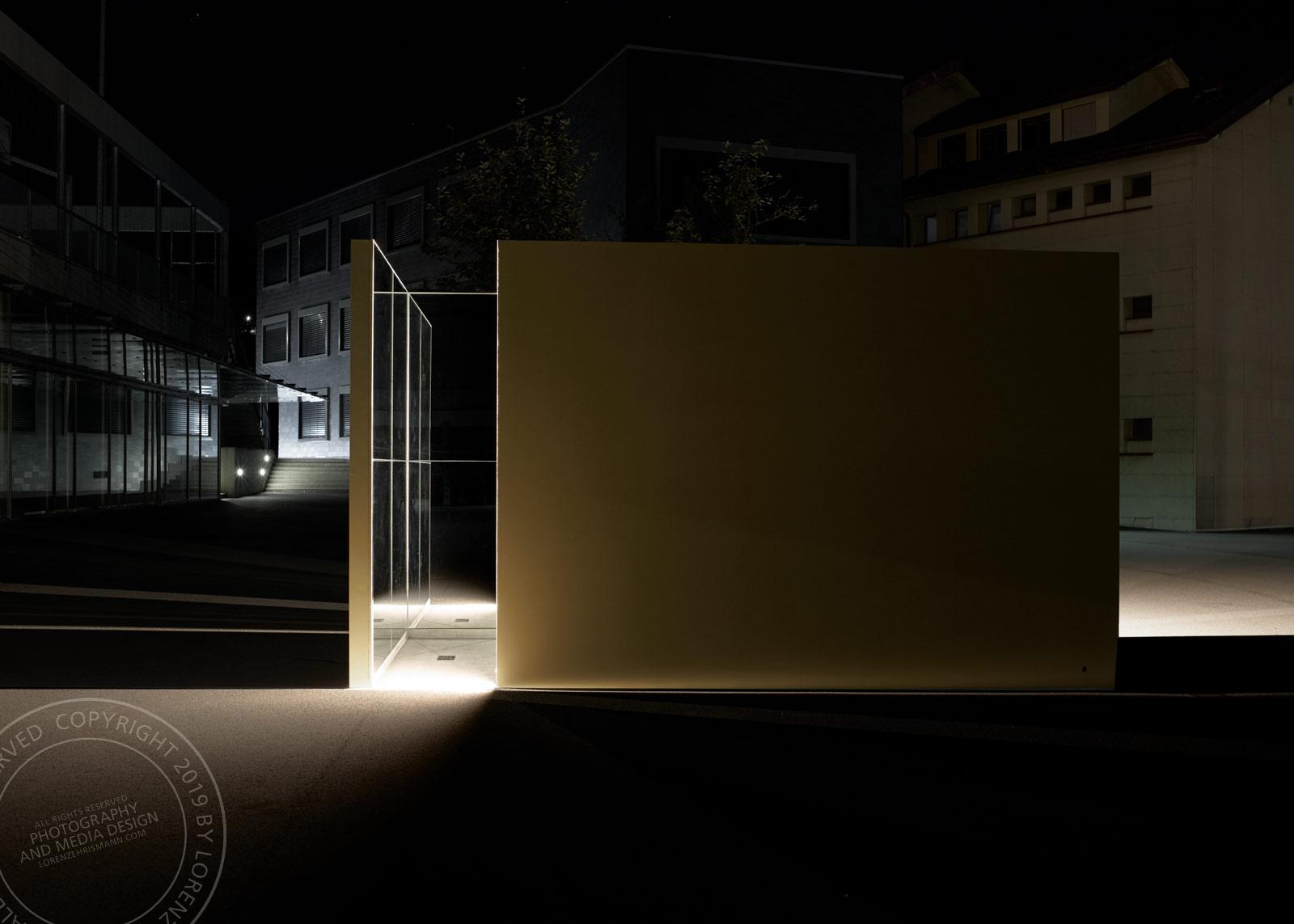 Reflektorium - Kunst am Bau, Daniela Schönbächler, Oberägeri, Zug | Architekturaufnahme Lorenz Ehrismann